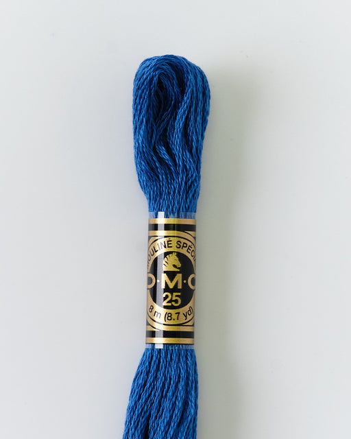 DMC Embroidery Stranded Thread - Six-Strand Embroidery Floss - 825 - Metallic Gentian Blue - HM Nabavian