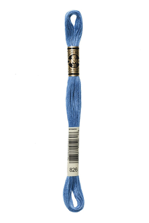 DMC Embroidery Stranded Thread - Six-Strand Embroidery Floss - 826 - Tuareg Blue - HM Nabavian