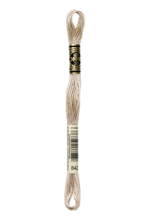 DMC Embroidery Stranded Thread - Six-Strand Embroidery Floss - 842 - Beige Rope - HM Nabavian