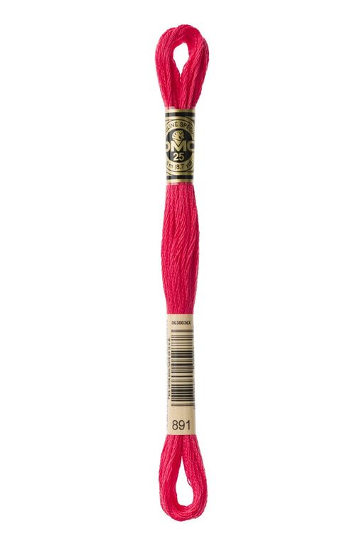 DMC Embroidery Stranded Thread - Six-Strand Embroidery Floss - 891 - Geranium - HM Nabavian