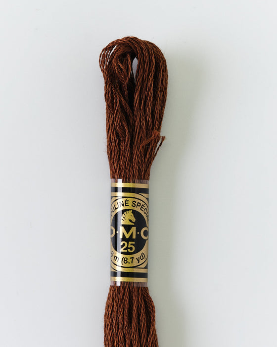 DMC Embroidery Stranded Thread - Six-Strand Embroidery Floss - 898 - Metallic Ferret - HM Nabavian