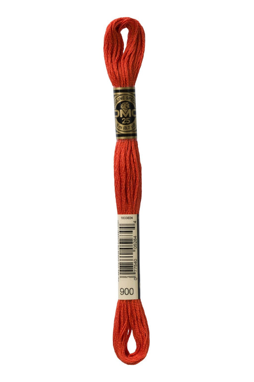 DMC Embroidery Stranded Thread - Six-Strand Embroidery Floss - 900 - Blood Orange - HM Nabavian