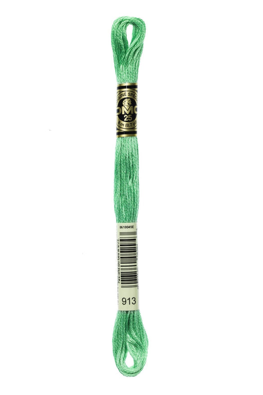 DMC Embroidery Stranded Thread - Six-Strand Embroidery Floss - 913 - Jade - HM Nabavian