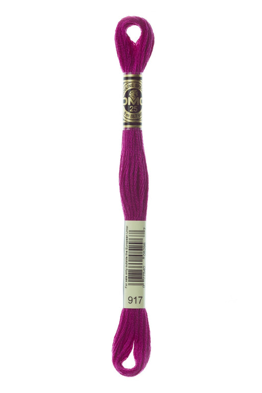 DMC Embroidery Stranded Thread - Six-Strand Embroidery Floss - 917 - Dark Magenta - HM Nabavian