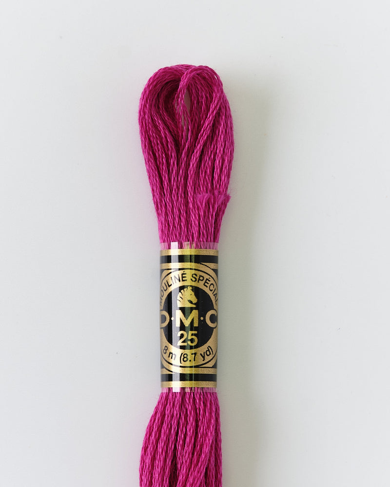DMC Embroidery Stranded Thread - Six-Strand Embroidery Floss - 917 - Dark Magenta - HM Nabavian