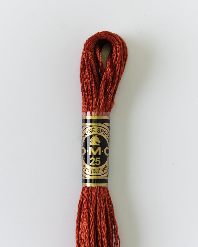 DMC Embroidery Stranded Thread - Six-Strand Embroidery Floss - 918 - Rosewood - HM Nabavian