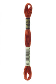 DMC Embroidery Stranded Thread - Six-Strand Embroidery Floss - 920 - Sienna Ochre - HM Nabavian