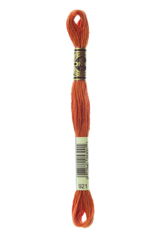 DMC Embroidery Stranded Thread - Six-Strand Embroidery Floss - 921 - Tuscan Ochre - HM Nabavian