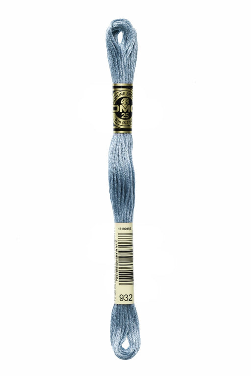 DMC Embroidery Stranded Thread - Six-Strand Embroidery Floss - 932 - Blue Gull - HM Nabavian