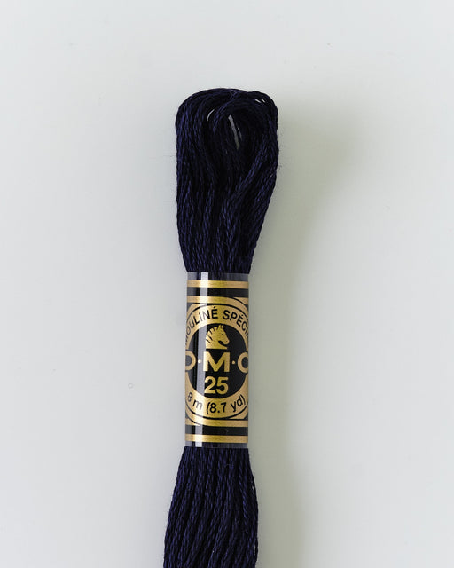 DMC Embroidery Stranded Thread - Six-Strand Embroidery Floss - 939 - Elderberry Blue - HM Nabavian