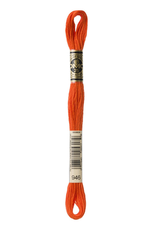 DMC Embroidery Stranded Thread - Six-Strand Embroidery Floss - 946 - Fire - HM Nabavian