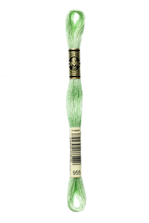 DMC Embroidery Stranded Thread - Six-Strand Embroidery Floss - 955 - Pale Green - HM Nabavian