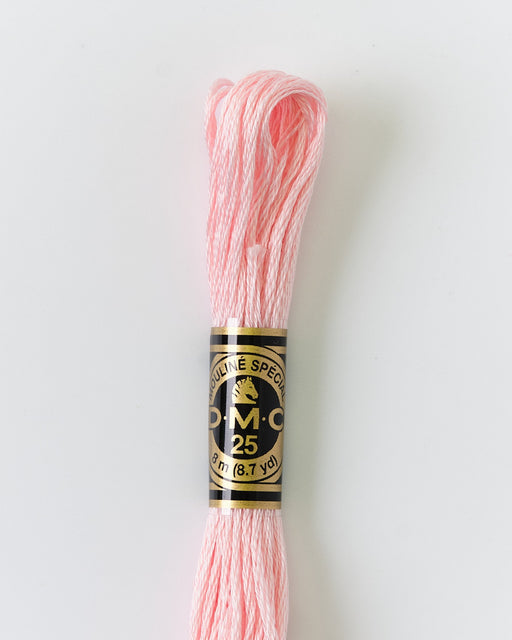 DMC Embroidery Stranded Thread - Six-Strand Embroidery Floss - 963 - Candy Pink - HM Nabavian