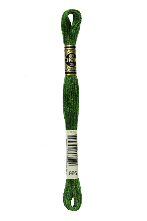 DMC Embroidery Stranded Thread - Six-Strand Embroidery Floss - 986 - Boxwood - HM Nabavian