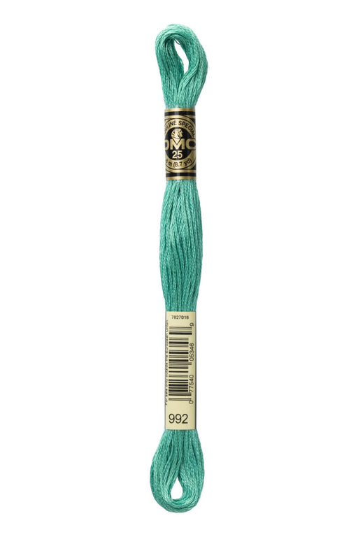 DMC Embroidery Stranded Thread - Six-Strand Embroidery Floss - 992 - Mint - HM Nabavian