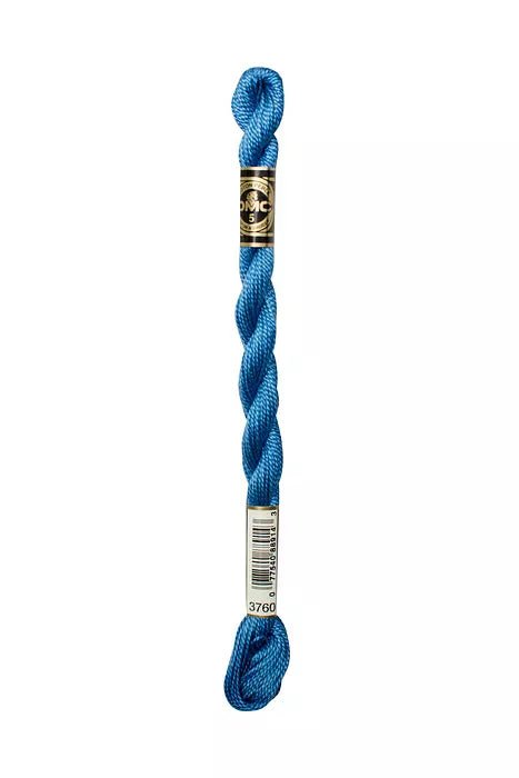 DMC Pearl Cotton - 3760 - Fjord Blue - HM Nabavian
