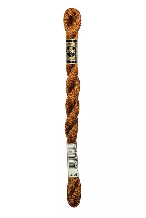 DMC Pearl Cotton - 434 - Cigar Brown - HM Nabavian