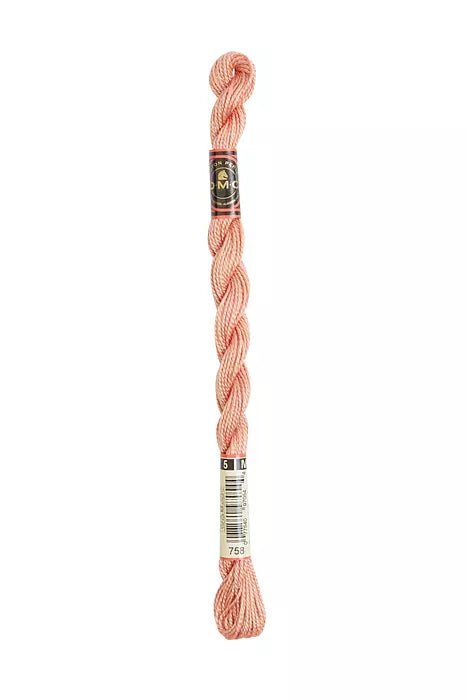 DMC Pearl Cotton - 758 - Pink Dawn - HM Nabavian