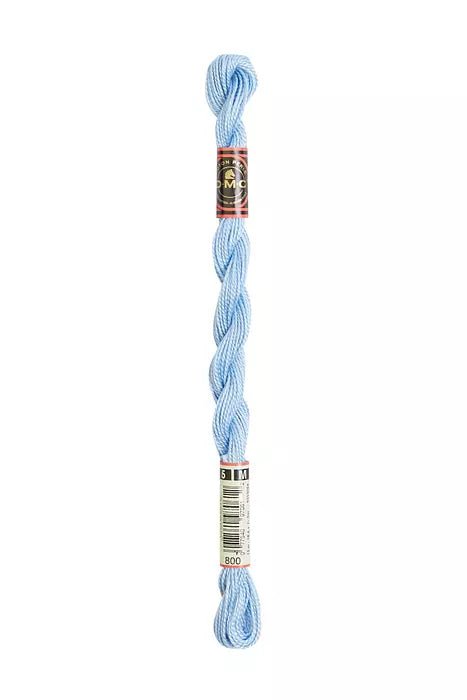 DMC Pearl Cotton - 800 - Sky Blue - HM Nabavian