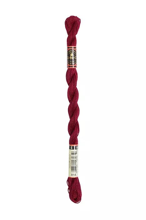 DMC Pearl Cotton - 814 - Vin Rouge - HM Nabavian