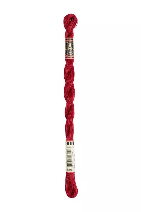 DMC Pearl Cotton - 816 - Cherry Red - HM Nabavian