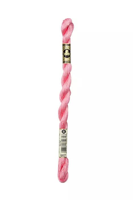 DMC Pearl Cotton - 957 - Bubblegum Pink - HM Nabavian