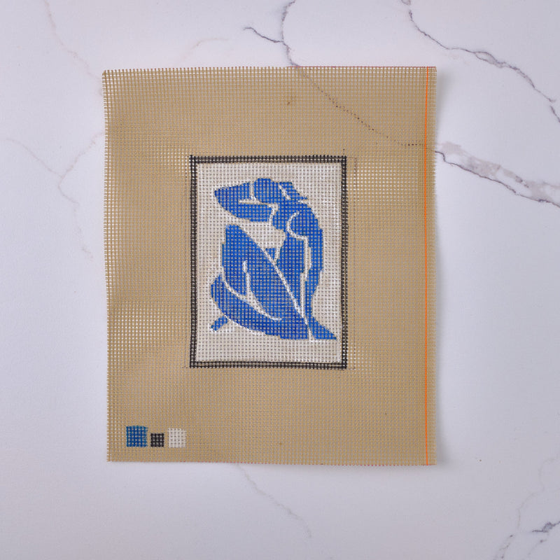 "Female Figure" - Hand Painted Needlepoint Canvas - HM Nabavian