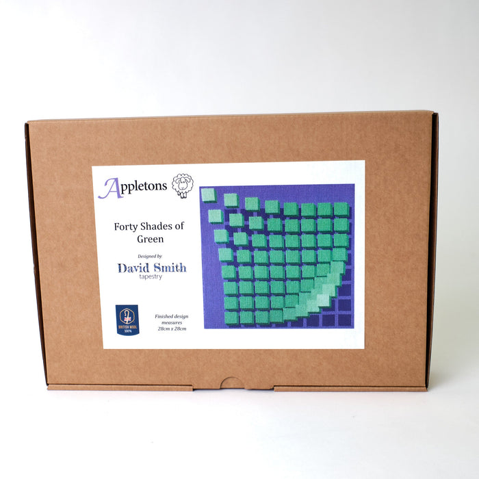 Forty Shades of Green - Appletons Needlepoint Kit - by David Smith - HM Nabavian