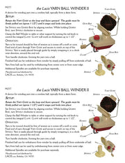 Lacis MO77 Yarn Ball Winder II – Coreless Yarn Cake Maker with Clamp - HM Nabavian