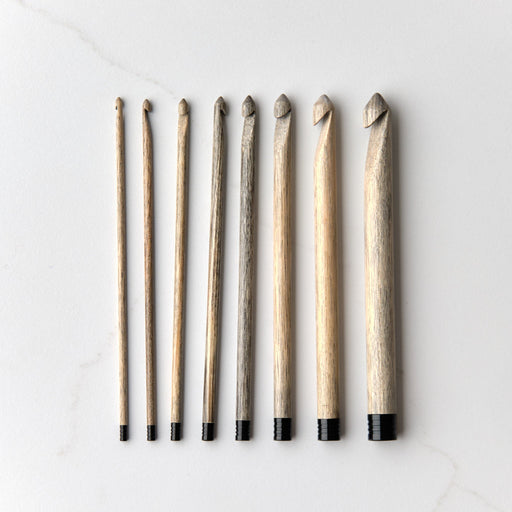LYKKE Driftwood 6" Crochet Hooks - Birchwood - HM Nabavian