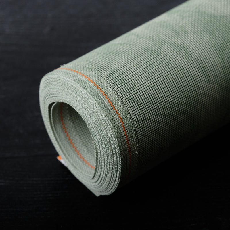 Mono Deluxe Vintage Canvas - 18ct - Vintage Sage Green - Sold by the Foot (40” Wide, Continuous Cut) - HM Nabavian