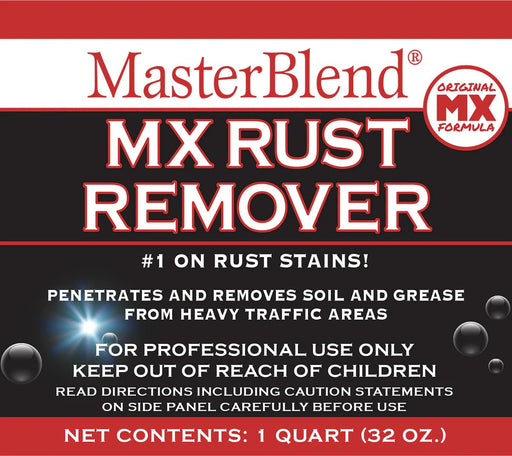 MX Rust Remover – Professional Rust Stain Remover for Carpet & Tile (1 Quart) - HM Nabavian