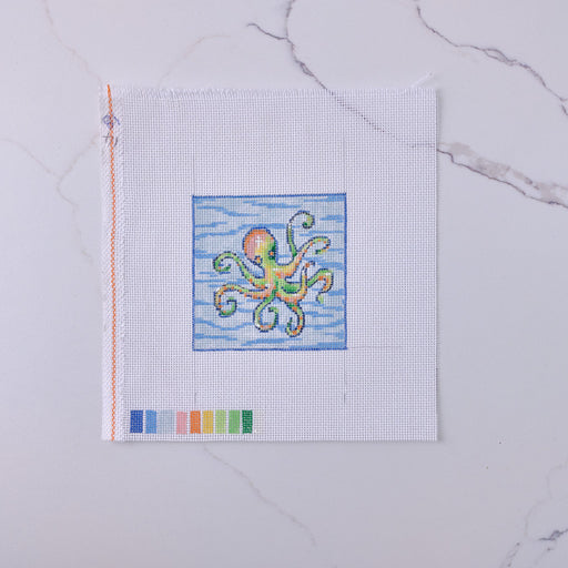 "Octopus" - Hand Painted Needlepoint Canvas - HM Nabavian