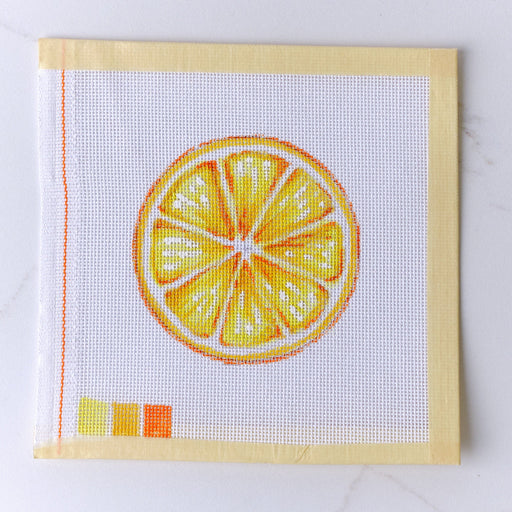 "Orange" - Hand Painted Needlepoint Canvas - HM Nabavian