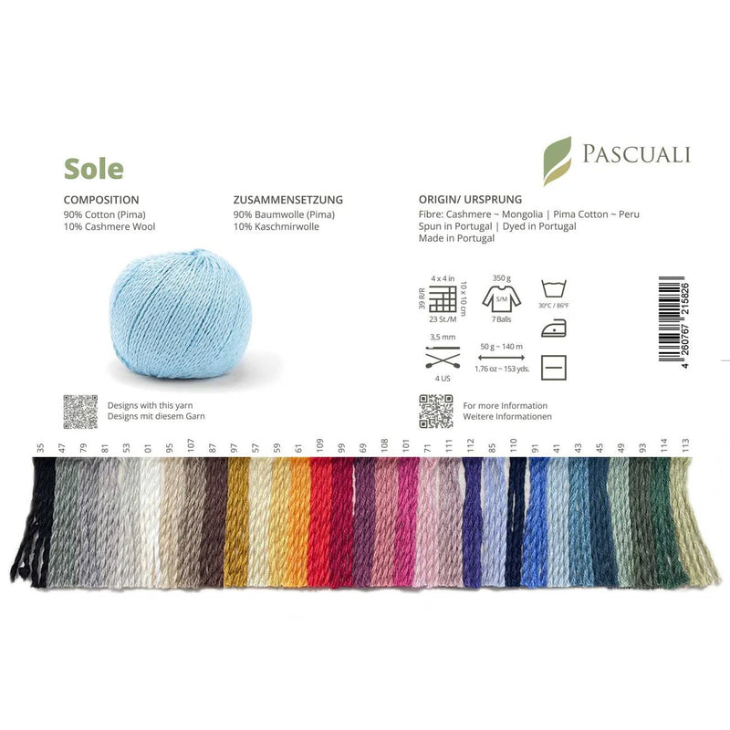 Pascuali Yarns | Sample Color Shade Cards - HM Nabavian