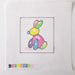 Sitting Balloon Dog - Hand Painted Needlepoint Canvas - HM Nabavian