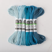 Soie d’Alger Embroidery Silk – "Bleu Electrique" Shades 1721–1726 | Au Ver à Soie - HM Nabavian