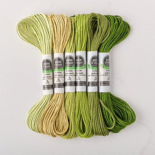 Soie d’Alger Embroidery Silk – "Cigale" Shades 2121–2126 | Au Ver à Soie - HM Nabavian