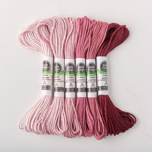 Soie d’Alger Embroidery Silk – "Glycine" Shades 4631–4636 | Au Ver à Soie - HM Nabavian