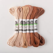 Soie d’Alger Embroidery Silk – "Gris Ramier" Shades 4111–4116 | Au Ver à Soie - HM Nabavian