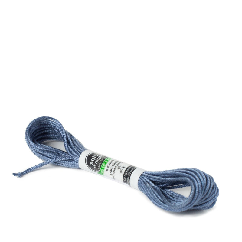 Soie d’Alger Embroidery Silk – "Marine" Shades 1421–1426 | Au Ver à Soie - HM Nabavian