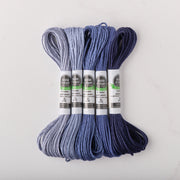 Soie d’Alger Embroidery Silk – "Marine" Shades 1421–1426 | Au Ver à Soie - HM Nabavian