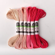 Soie d’Alger Embroidery Silk – "Rose de Chine" Shades 1011–1016 | Au Ver à Soie - HM Nabavian