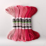 Soie d’Alger Embroidery Silk – "Rose Fin" Shades 1021–1026 | Au Ver à Soie - HM Nabavian