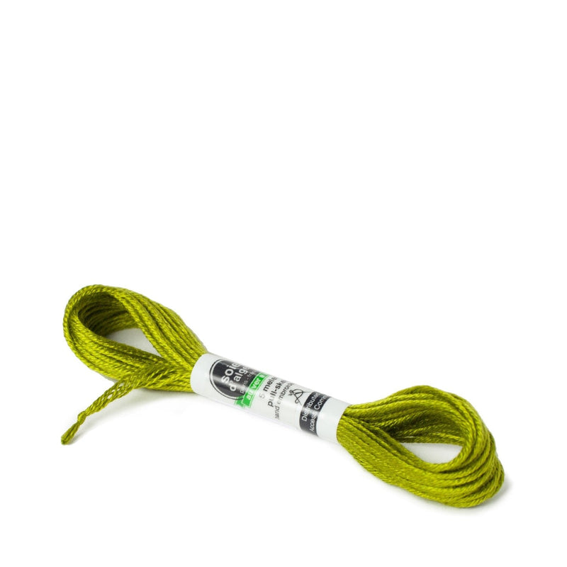 Soie d’Alger Embroidery Silk – "Vert Feuille" Shades 512–516 | Au Ver à Soie - HM Nabavian