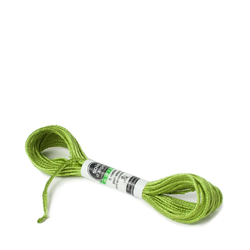 Soie d’Alger Embroidery Silk – "Vert Lys" Shades 241–245 | Au Ver à Soie - HM Nabavian