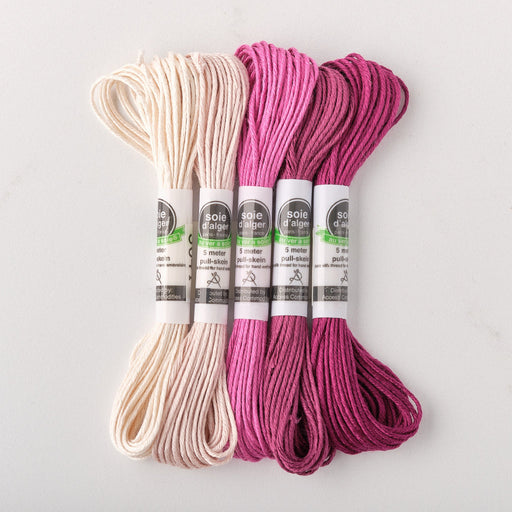 Soie d’Alger Embroidery Silk – "Violet Renaissance" Shades 3041–3046 | Au Ver à Soie - HM Nabavian