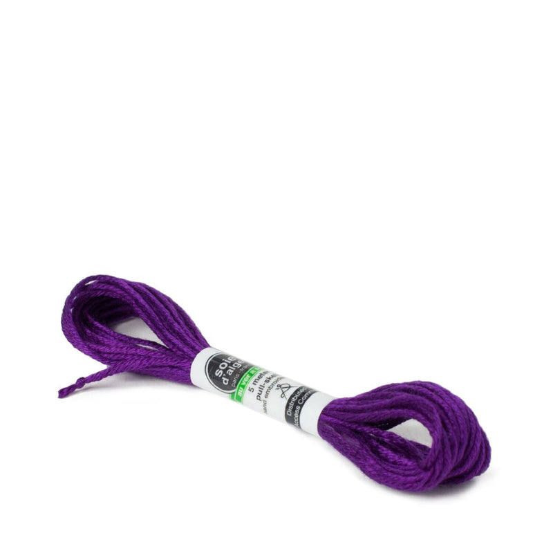 Soie d’Alger Embroidery Silk – "Violet Rouge" Shades 1321–1326 | Au Ver à Soie - HM Nabavian