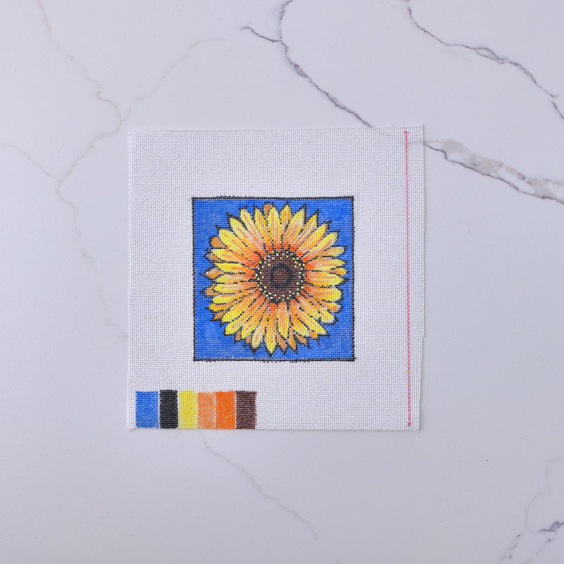"Sunflower" - Hand Painted Needlepoint Canvas - HM Nabavian