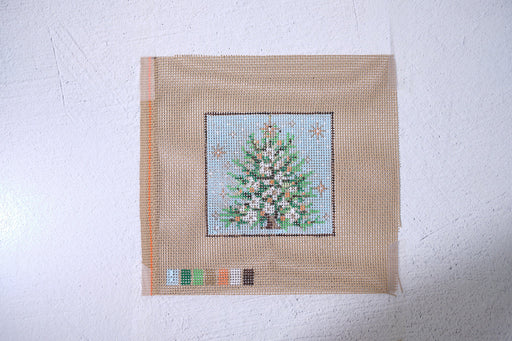 The Christmas Tree - Hand Painted Needlepoint Canvas - HM Nabavian